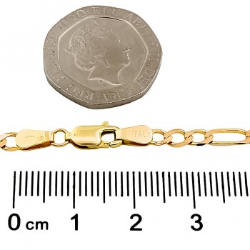 9ct gold 5.4g 18 1/2 inch figaro Chain